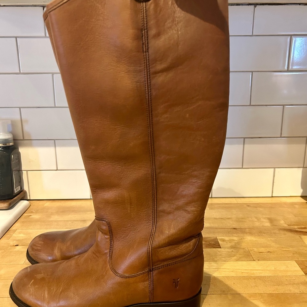 Frye Women's Tan Heeled Boots